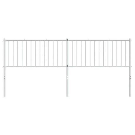 Vidaxl vervangend hoofdbord metaal wit 200 cm