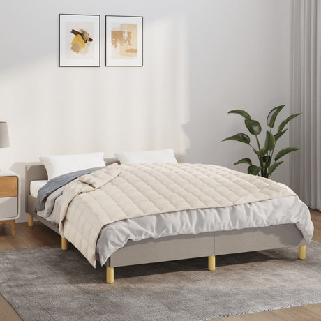 Koc obciążany Vidaxx 122x183 cm tkanina 9 kg jasny krem