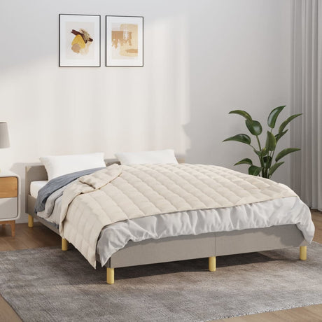 Koc obciążany Vidaxx 135x200 cm tkanina 6 kg jasny krem