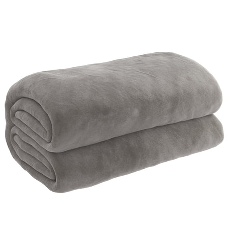 Koc obciążeniowy Vidaxx z pokrowcem 135x200 cm 6 kg tkanina szara