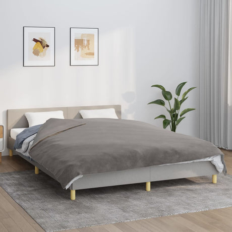 Koc obciążeniowy Vidaxx z pokrowcem 200x230 cm 9 kg tkanina szara