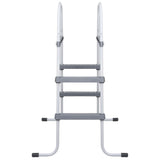 Drabinka basenowa VidaXL 84 cm stalowo-szara