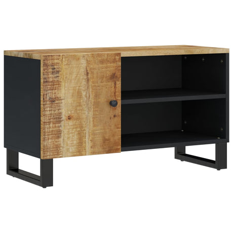 Vidaxl tv-meubel 80x33x46 cm massief mangohout en bewerkt hout