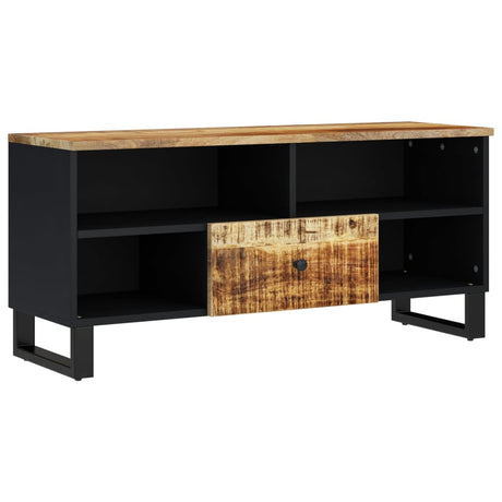 Vidaxl tv-meubel 100x33x46 cm massief mangohout en bewerkt hout