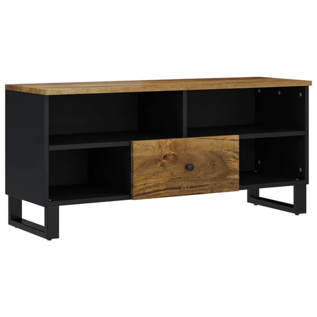 Vidaxl tv-meubel 100x33x46 cm massief mangohout en bewerkt hout