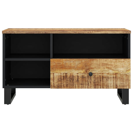Vidaxl tv-meubel 80x33x46 cm massief mangohout en bewerkt hout