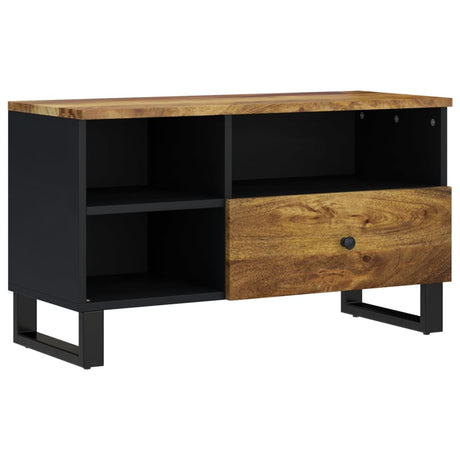 Vidaxl tv-meubel 80x33x46 cm massief mangohout en bewerkt hout