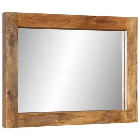 Lustro VidaXL 70x50 cm z litego drewna mango i szkła
