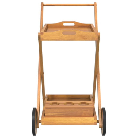 Vidaxl serveerwagen 54x87x90 cm massief acaciahout