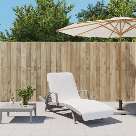 VidaXL ręczniki plażowe 2 szt. 400 g m² 75x200 cm, tkanina biała