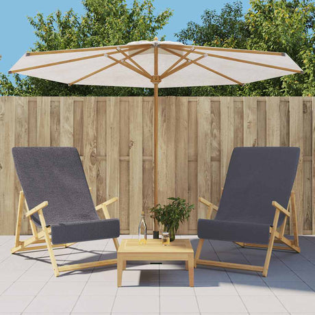 Ręczniki plażowe Vidaxx 2 szt. 400 g m² 60x135 cm tkanina antracyt
