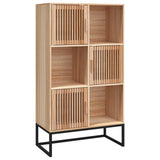 Vidaxl hoge kast 70x35x125 cm bewerkt hout