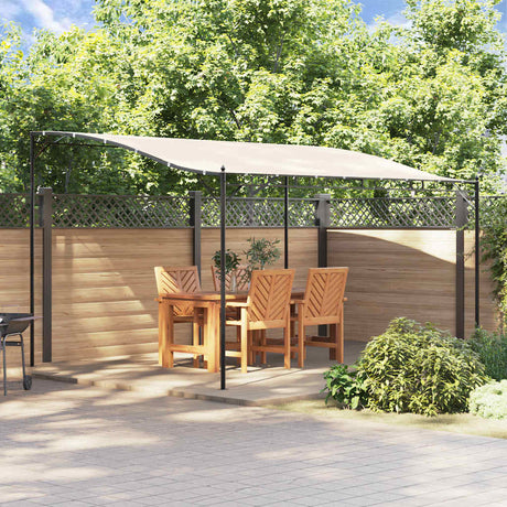 Markiza Vidaxx 4x3 m tkanina o gramaturze 180 g m² i stal w kolorze kremowym