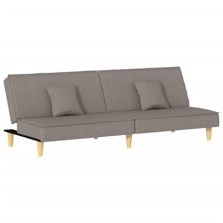 Vidaxl slaapbank stof taupe