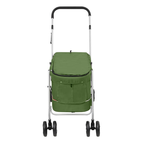 Vidaxl Dog Car Solbumble 100x49x96 cm lniany zielony