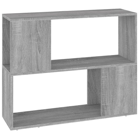 Vidaxl boekenkast kamerscherm 80x24x63 cm grijs sonoma eikenkleurig
