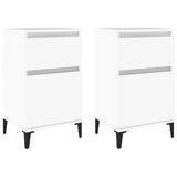 Vidaxl nachtkastjes 2 st 40x35x70 cm wit