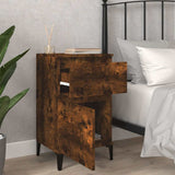 Vidaxl nachtkastjes 2 st 40x35x70 cm gerookt eikenkleurig