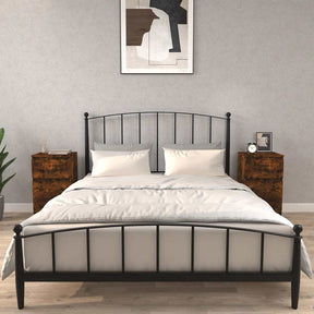 Vidaxl nachtkastjes 2 st 40x35x70 cm gerookt eikenkleurig