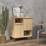 Vidaxl dressoir 60x35x70 cm bewerkt hout sonoma eikenkleurig