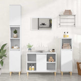 Vidaxl wastafelkast 80x33x60 cm bewerkt hout wit