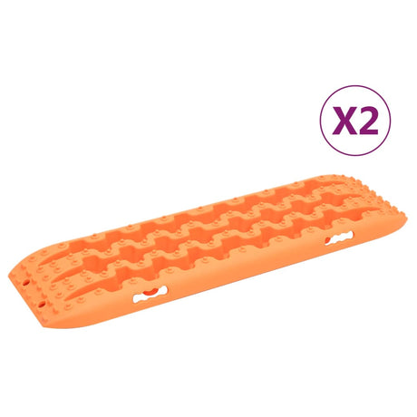 Płytki uchwytowe Vidaxx 2 szt. 106x30,5x7 cm nylon pomarańczowy
