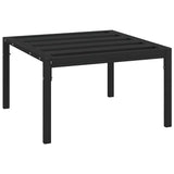 Vidaxl tuintafel 60x60x35 cm staal zwart