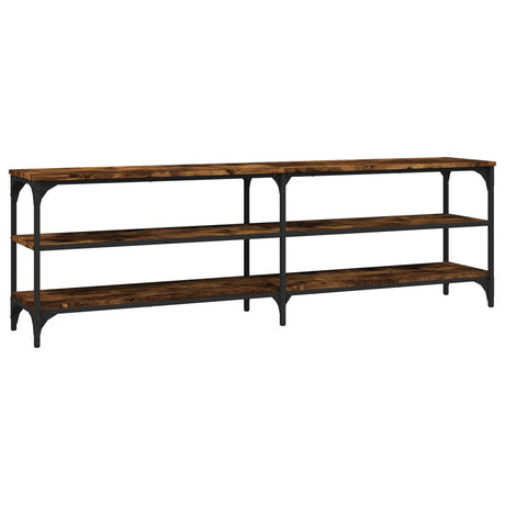 Vidaxl tv-meubel 160x30x50 cm bewerkt hout gerookt eikenkleurig