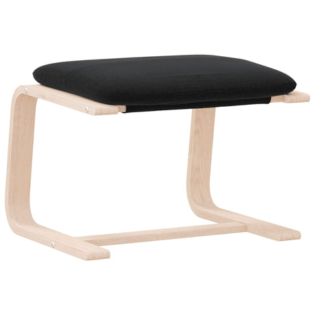 Vidaxl voetenbank 51x41x40 cm stof zwart