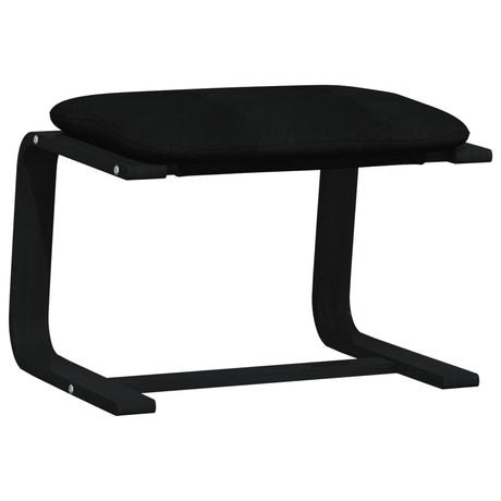 Vidaxl voetenbank 51x41x40 cm stof zwart