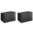 Vidaxl schommelbankhoezen 2 st 12 oogjes 215x150x130 150 cm polyetheen