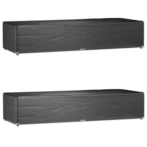Vidaxl ligbedhoezen 2 st met 12 oogjes 205x75x40 cm polyetheen