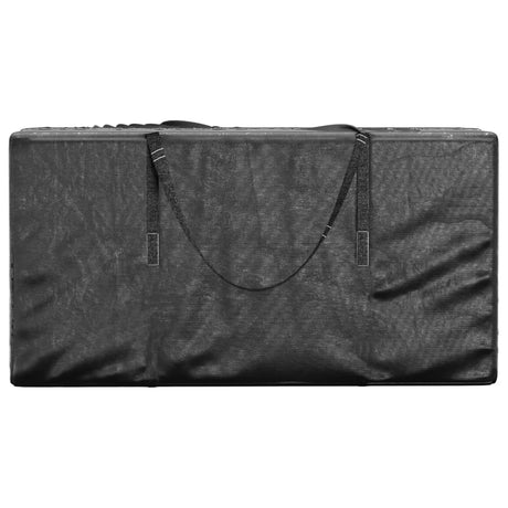 Vidaxl opbergtassen tuinkussens 2 st 150x75x75 cm polyetheen zwart