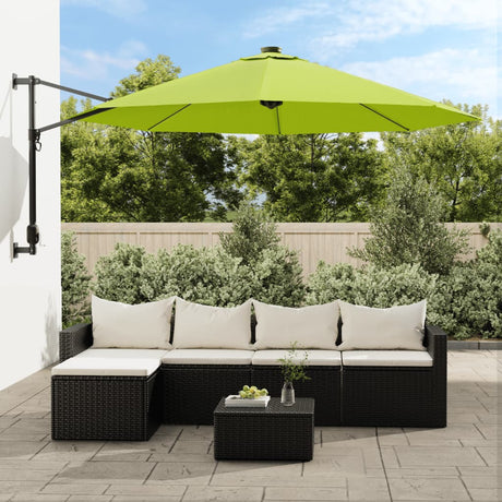 Parasol ścienny VidaXL 290 cm w kolorze jabłoniowym