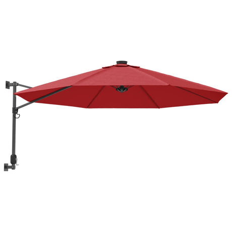Parasol ścienny VidaXL 290 cm, jasnoczerwony