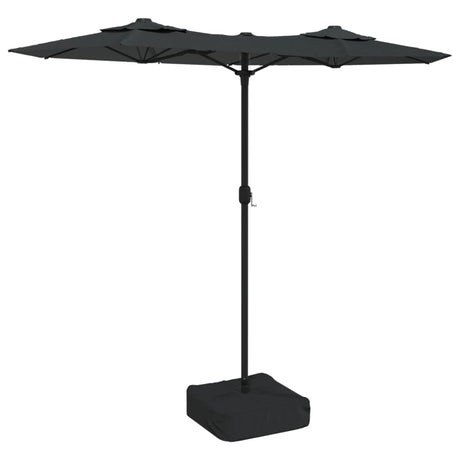 Parasol Vidaxx z podwójnym dachem 316x240 cm, antracyt