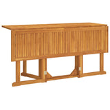 Vidaxl tuintafel inklapbaar 150x90x75 cm massief teakhout