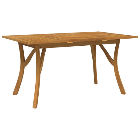 Vidaxl tuintafel 150x90x75 cm massief acaciahout