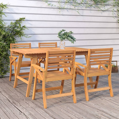 Vidaxl tuintafel 150x90x75 cm massief acaciahout