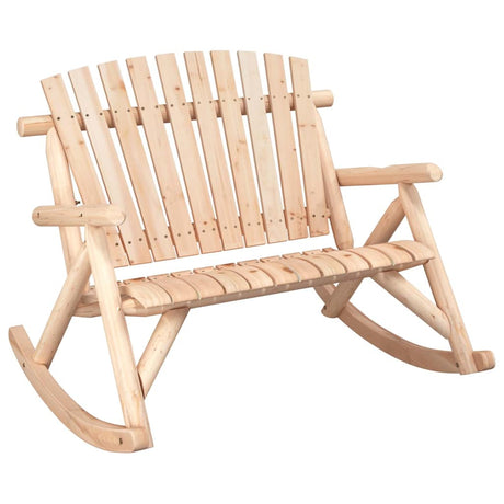 Vidaxl schommelbank 2-zits 123x96x102 cm massief vurenhout