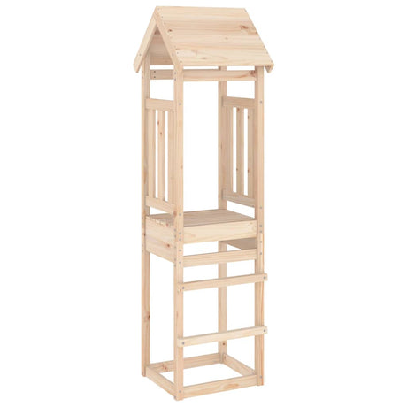 Wieża do zabawy VidaXL 52,5x46,5x206,5 cm z litego drewna sosnowego