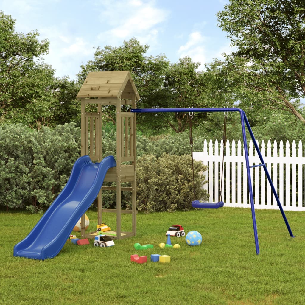 Impregnowane drewno sosnowe VidaXL Playhouse