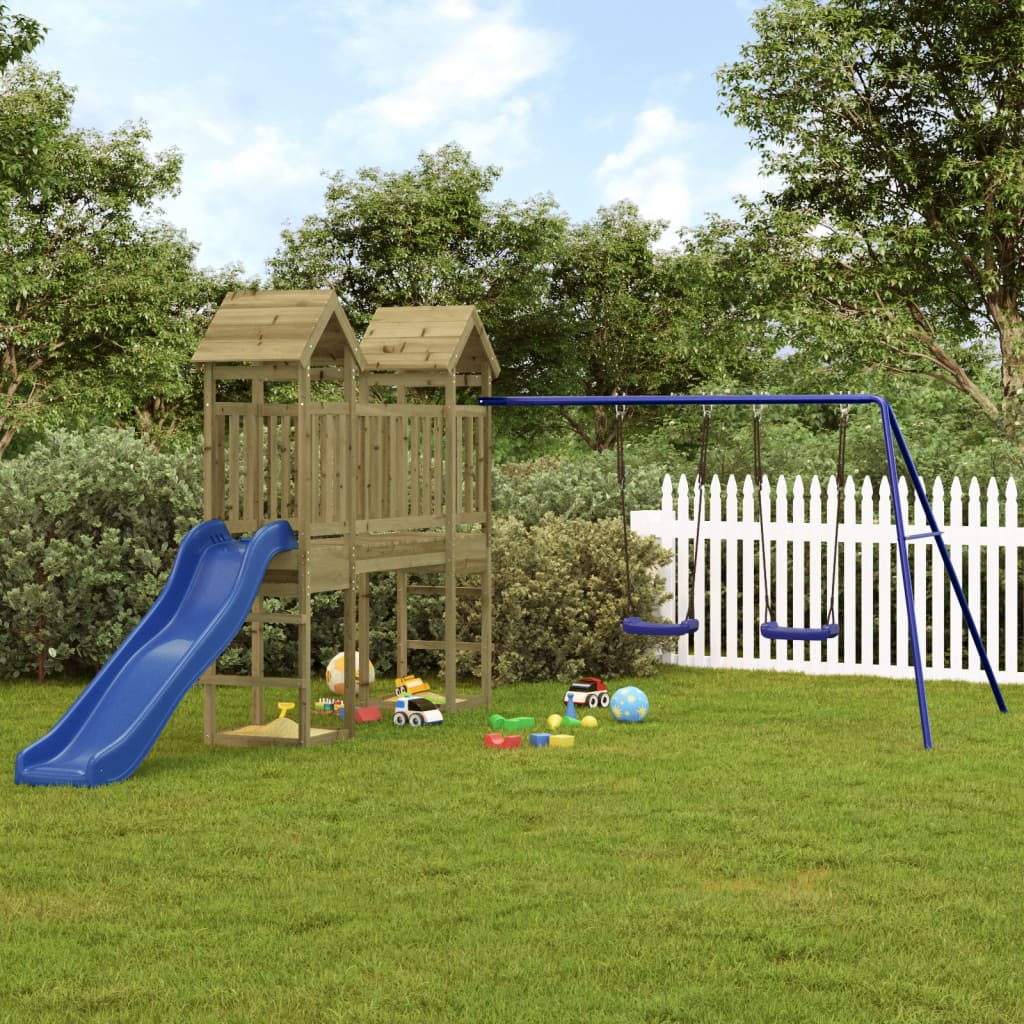 Impregnowane drewno sosnowe VidaXL Playhouse