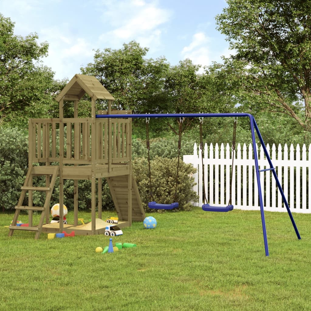 Impregnowane drewno sosnowe VidaXL Playhouse