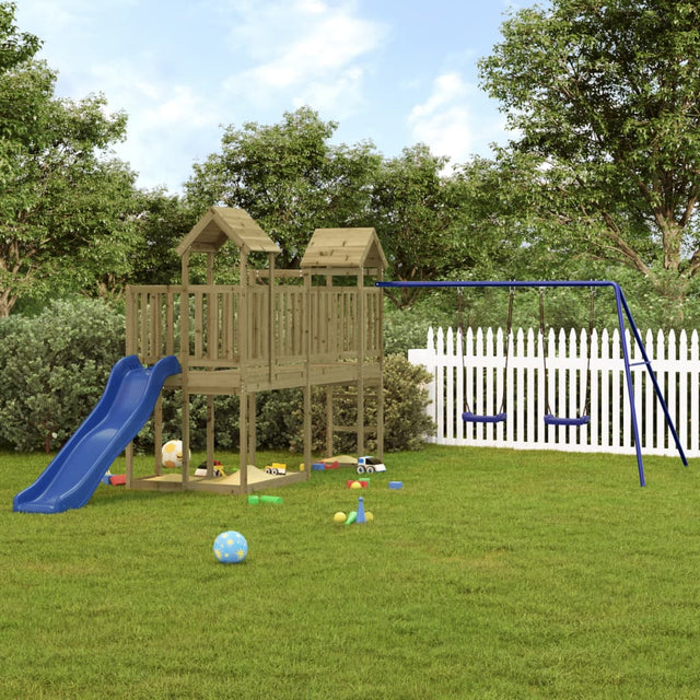 Impregnowane drewno sosnowe VidaXL Playhouse
