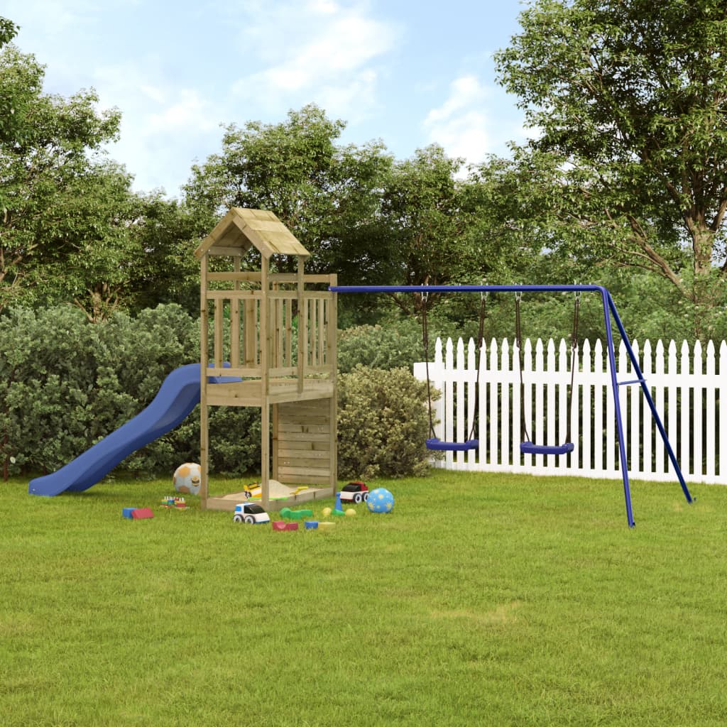 Impregnowane drewno sosnowe VidaXL Playhouse