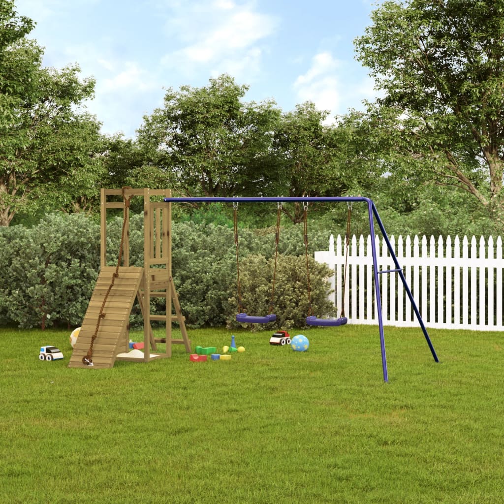 Impregnowane drewno sosnowe VidaXL Playhouse