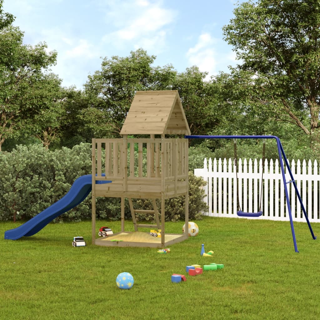 Impregnowane drewno sosnowe VidaXL Playhouse