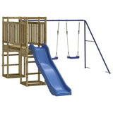 Impregnowane drewno sosnowe VidaXL Playhouse