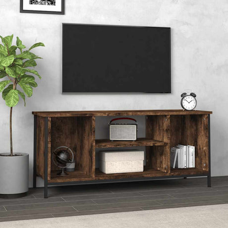 Vidaxl tv-meubel 102x35x45 cm bewerkt hout gerookt eikenkleurig